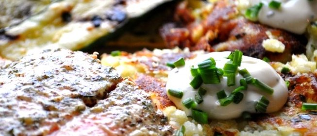 Блинчики с брынзой