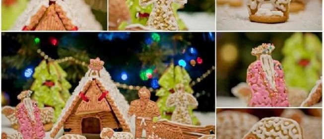 Вертеп из козульного теста