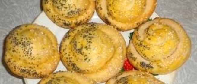 Печенье с маком и изюмом