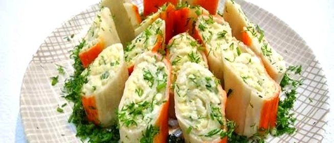 Крабовые палочки с сыром