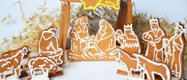 Печенье Рождественский вертеп