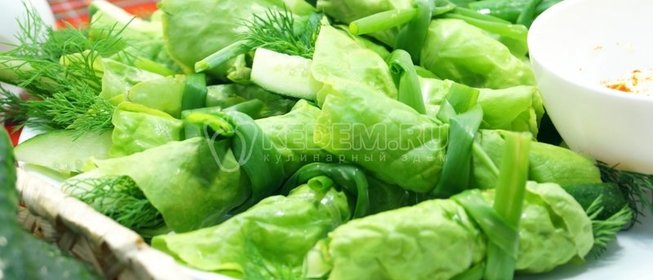 Огурчики с зеленью