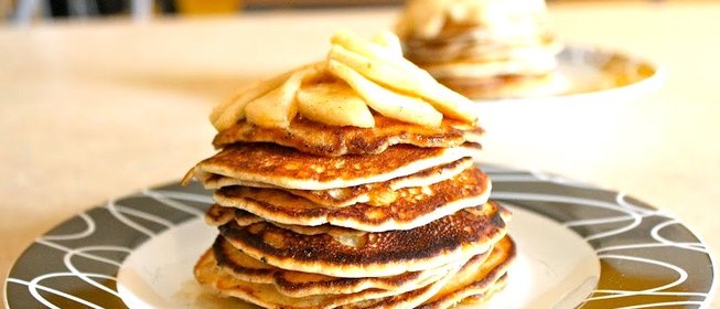 Дрожжевые оладьи на простокваше