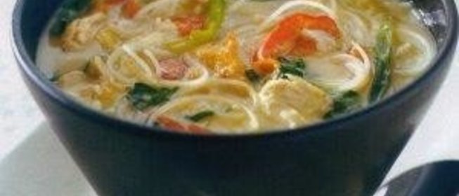 Тайский куриный суп