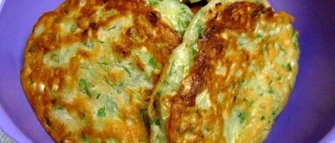 Капустные оладьи на кефире