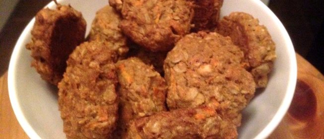 Овсяно-морковное печенье на ржаной муке