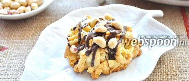 Печенье домашнее с шоколадом и орехами