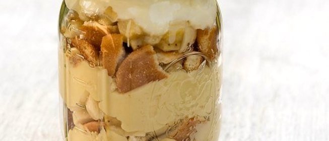 Банановый пудинг с печеньем