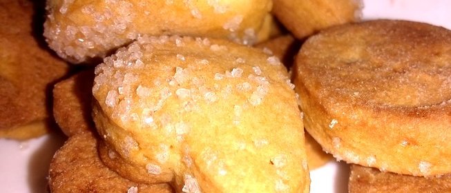 Сахарное песочное печенье