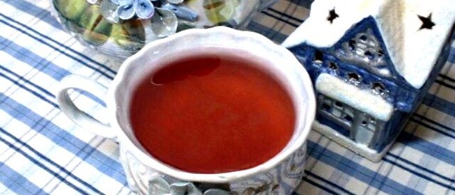 Мате с соком калины и корнем имбиря