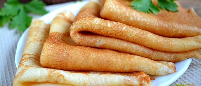 Блины на сыворотке