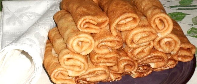 Блины с мясом