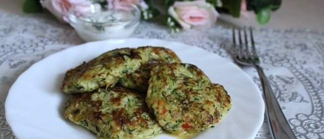 Овощные оладьи