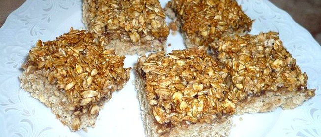 Овсяное печенье с вареньем