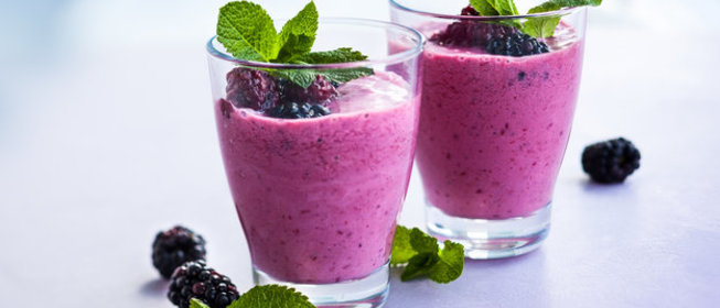 Ежевичный смузи