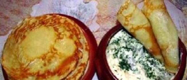 Мачанка с блинами