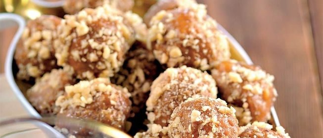 Конфеты Ежики с растопленными ирисками