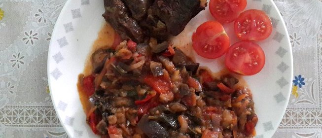 Соте из баклажанов