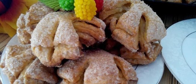 Печенье Гусиные лапки из творога