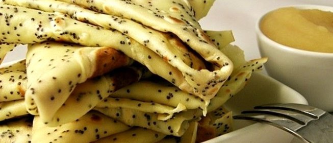 Блины с маком