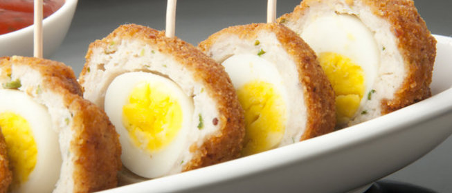 Перепелиные яйца в панировке