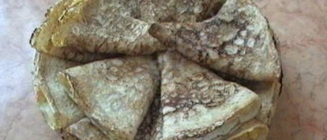 Постные блинчики с начинкой из картофеля