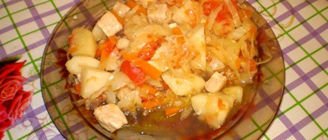 Мясное рагу со свининой