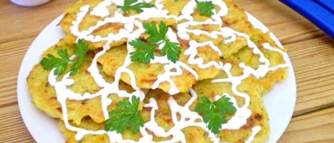 Оладьи из тыквы с картофелем