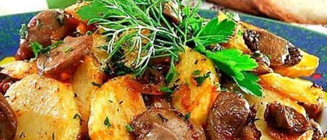 Рагу из рыжиков