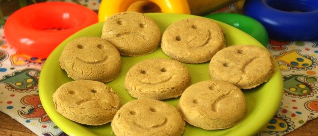 Кукурузное печенье с бананом