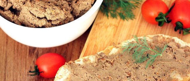 Паштет из куриной печени с морковью