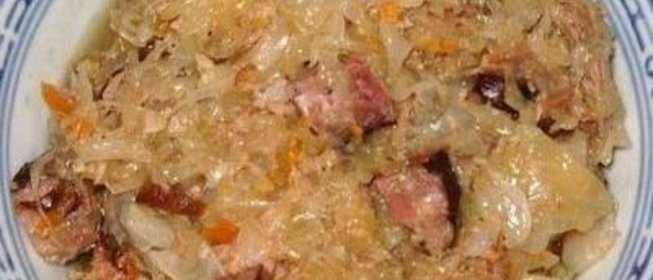 Бигус из квашеной капусты
