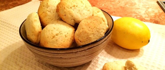 Мягкое лимонное печенье
