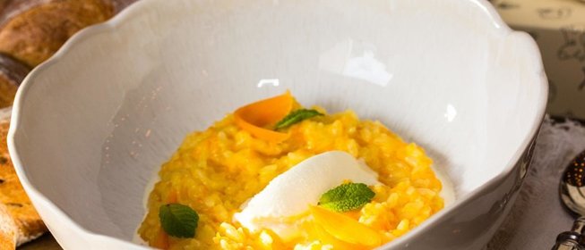 Рисовая каша с тыквой