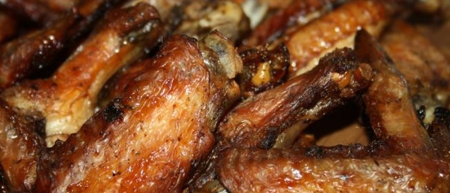 Хрустящие куриные крылышки