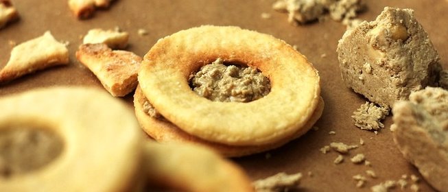 Печенье с халвой