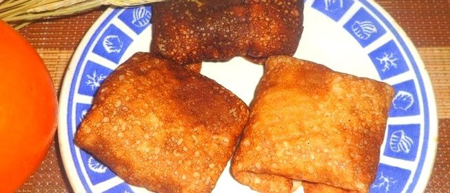 Блины с морковью и колбасой