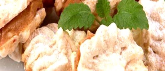 Печенье миндальное с кремом