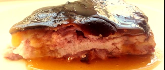 Диетическая клубничная запеканка