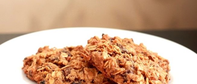 Банановое печенье с овсяными хлопьями