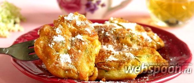 Косматице — сладкие оладьи из цветов бузины