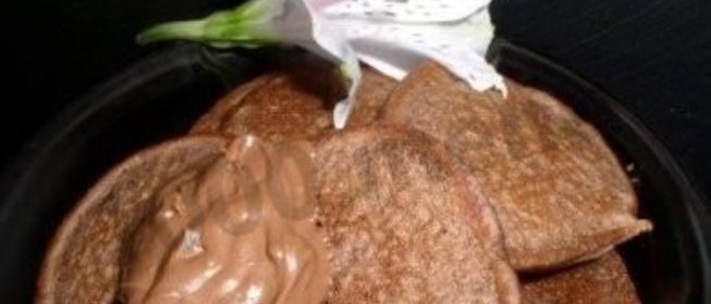 Шоколадно-кофейные оладьи