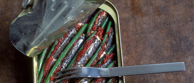 Запеканка из сардин