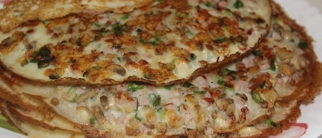 Блины с припеком