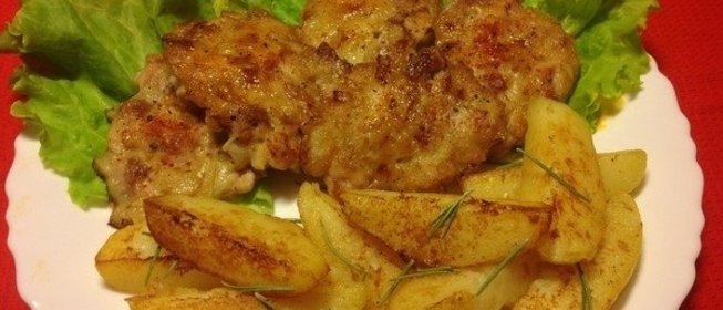 Оладьи из свинины