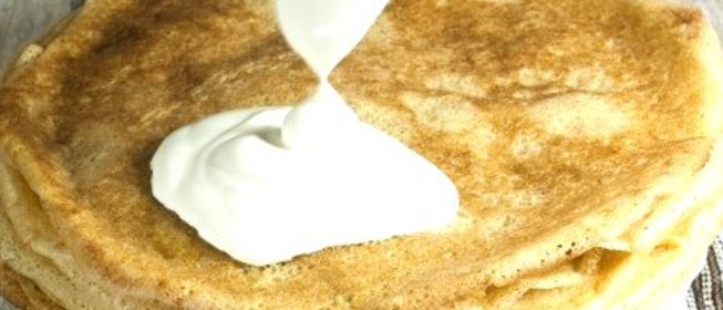 Блины на прокисшем молоке