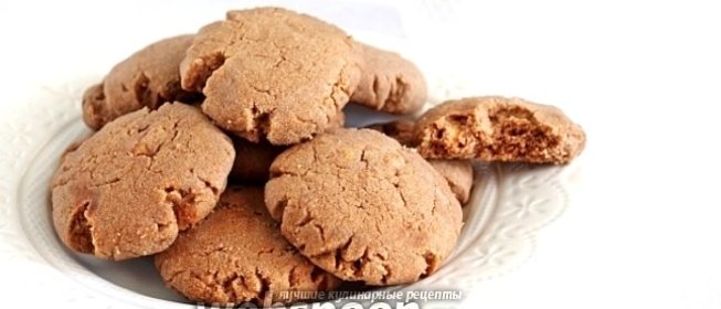 Рассыпчатое шоколадное печенье на оливковом масле