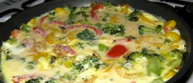 Омлет на кислом молоке