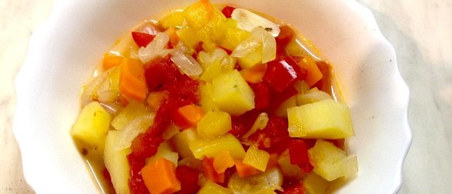 Овощное рагу в горшочке