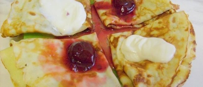 Самые простые блины ванильные